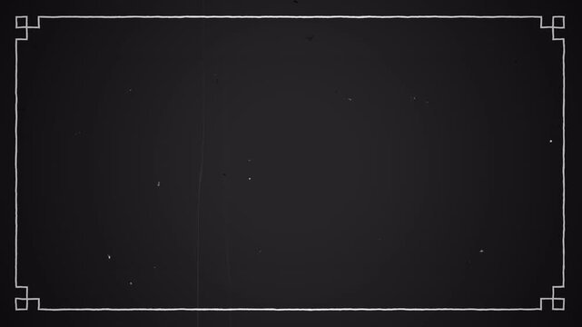 Background of super 8 film frame retro vintage, art deco style frame. 4k animation video
