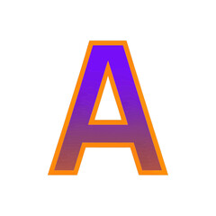 Gradient Letter A App Icon