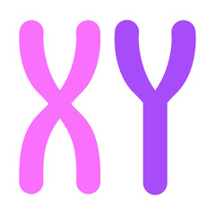 Chromosome Vector Flat Icon Design