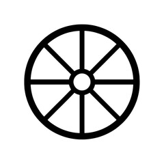 Obraz premium Minimalist Line Icon of Radar.
