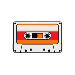 Obraz premium Retro Cassette Tape App Icon.