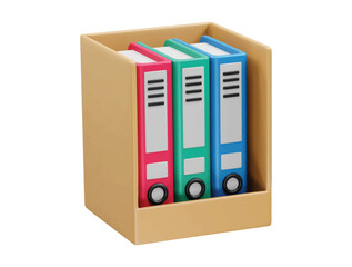 Office File icon 3d render illustration 