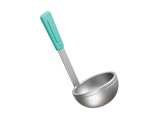 Ladle icon 3d render illustration 
