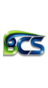 BCS Logo Design with Green and Blue Accents for Branding.