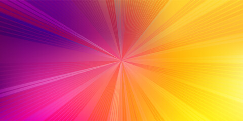 Obraz premium Abstract Blurred magenta purple yellow orange magenta purple background. Soft gradient backdrop with place for text. Vector illustration for your graphic design, banner, poster - Vector