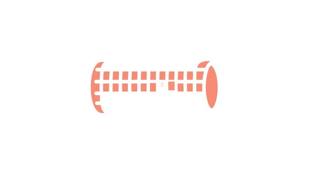  Versatile Foam Roller Icon Design. Design of Fitness and Gym Icons.