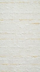 Fototapeta premium Luxurious soft white rug with vibrant yellow stripe accent modern home decor floor covering solution.