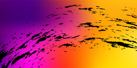 Abstract Blurred magenta purple yellow orange magenta purple background. Soft gradient backdrop with place for text. Vector illustration for your graphic design, banner, poster - Vector