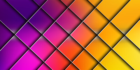 Abstract Blurred magenta purple yellow orange magenta purple background. Soft gradient backdrop with place for text. Vector illustration for your graphic design, banner, poster - Vector