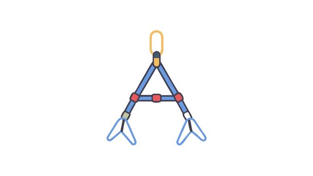  Adjustable Multi-Angle Gymnastics Training Equipment. Design of Fitness and Gym Icons.