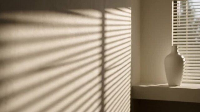 Abstract Geometric Patterns Focusing on the repeating, parallel lines and evolving shapes formed by the shadow bands, emphasizing their artistic and tranquil qualities.