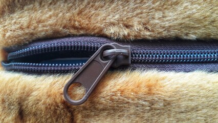 zipper on leather © Mie S