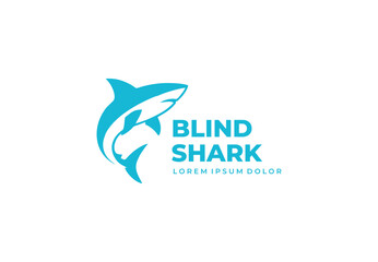 SHARK concept logo design for your branding and identity