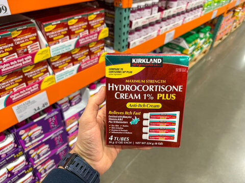 Kirkland Hydrocortisone Cream 1 Percent Plus Maximum Strength at Costco