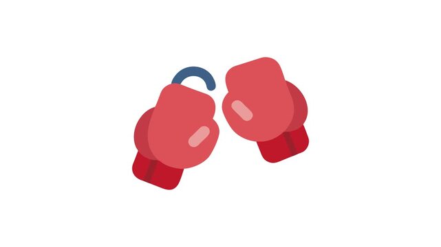  Versatile Boxing Gloves Icon Design. Design of Fitness and Gym Icons.