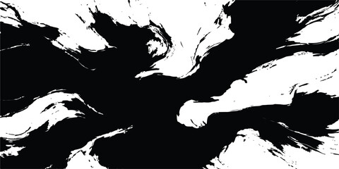 Grungy ink splash vector illustration featuring a black and white lion and eagle silhouette with paint splatter texture and artistic spray stains on a dirty paper element design © LumenCraft