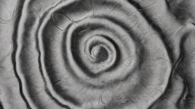 4K footage of abstract black and white fluid wave texture with intersecting lines. generated with AI
