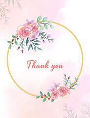 Thank you card