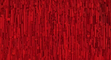 Fototapeta premium Crimson hearts a valentine's day abstract