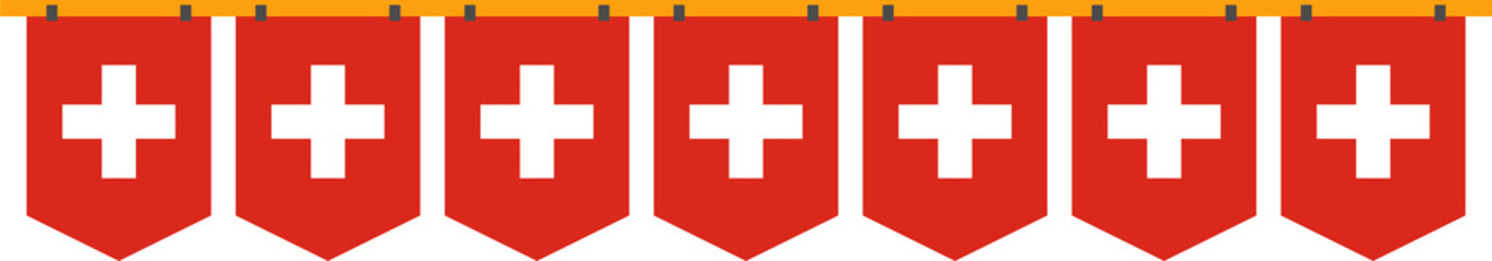 Obraz premium swiss flag
