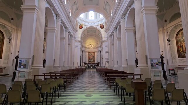 The Church of Santa Maria Assunta is the primary Catholic place of worship in Urbino and the cathedral of the Archdiocese of Urbino&ndash;Urbania&ndash;Sant'Angelo in Vado