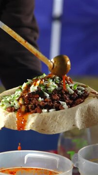 Saucy Layers: Slow Motion Burrito at the Taco Stand