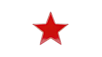 Obraz premium Glossy Red Star