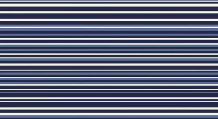 Fototapeta premium Seamless horizontal stripes in shades of blue and white, simple geometric pattern