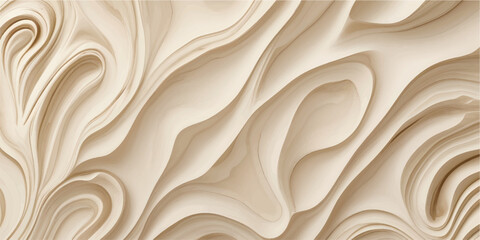Obraz premium Contemporary Wooden Contour Background with Flowing Carved Grain Design Variation 