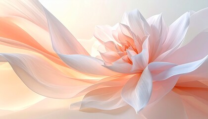 _Abstract organic forms floating in an undefined space,_no reference for scale,_sof