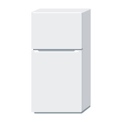 シンプルな冷蔵庫のイラスト