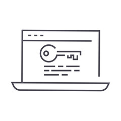 Fototapeta premium Keyword_Research_Strategy editable stroke vector icon 