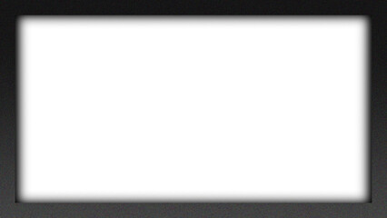 Obraz premium A blank vibrant color grainy texture wooden picture frame with a square paper space and gray border design creates an empty art banner for a web page illustration on a white wall
