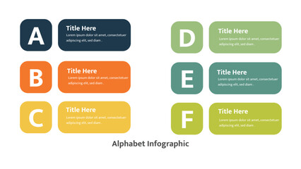 Multi option infographic process steps choices data presentation