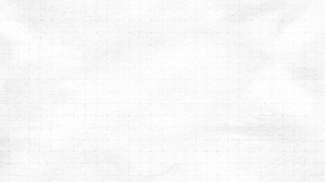Seamless white grid paper texture with subtle wrinkles for minimalist background designs