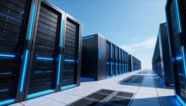 cinematic futuristic cloud data center architecture perfect for world backup day