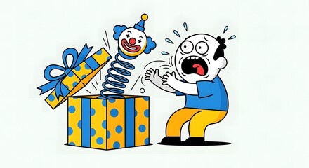 Man unveils surprise clown gift