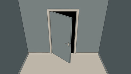 The Threshold of Perception An Open Door Illuminating the Psicology of Choice, Unveiling Unknown Futures, and Embracing the Mind's Confrontation with the Void