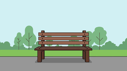 Exploring the psychology of urban tranquility A solitary park bench invites contemplation and offers a conceptual escape from daily stresses, promoting mental well-being in an accessible public space