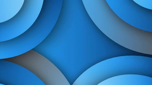 Blue Circles Pattern Background Design Element.