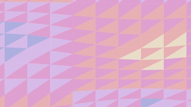 Abstract Geometric Triangles in Soft Pink and Purple Gradient Pattern.