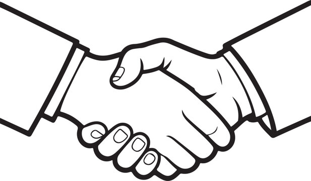 Professional business handshake symbolizing agreement, partnership, and successful deal 