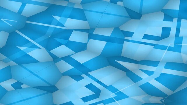 Creating a Calm Blue Kaleidoscopic Visual With Gentle Motion
