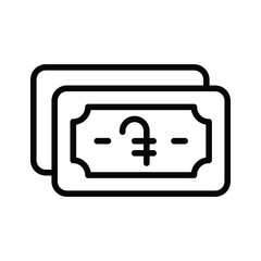 Fototapeta premium A visually engaging line icon of Armenian dram is scalable