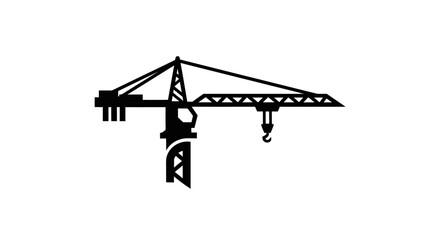 Construction Crane Silhouette © AR99