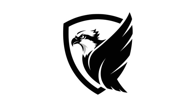 Osprey bird logo design