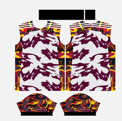 Premium Alemania Colours Sports Jersey Design Vector, Modern Football Uniform Fabric Pattern for Teamwear and Sublimation