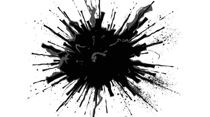 A stylized black silhouette of a fox from Japanese folklore, featuring a red circle and curved line suggesting motion,