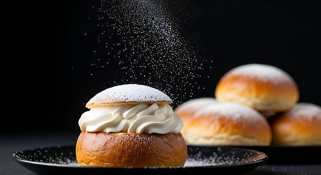 Semla or semlor, vastlakukkel, laskiaispulla is a traditional sweet roll baked in various forms in the nordic countries in sweden, finland, estonia, norway, denmark, especially shrove monday and shrov