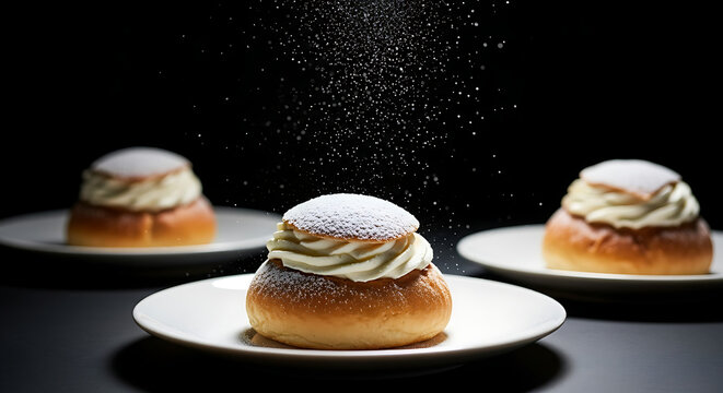 Semla or semlor, vastlakukkel, laskiaispulla is a traditional sweet roll baked in various forms in the nordic countries in sweden, finland, estonia, norway, denmark, especially shrove monday and shrov